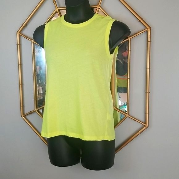 A.L.C. Neon Open back tank NWT Sz.S, pit to pit 18" - Picture 1 of 11